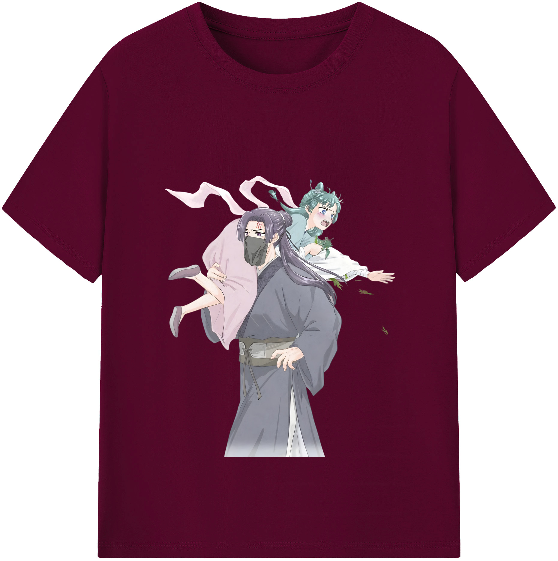 （画像用） 薬屋のひとりごと The Apothecary Diaries レディースカジュアルプリントTシャツ（綿100％）
